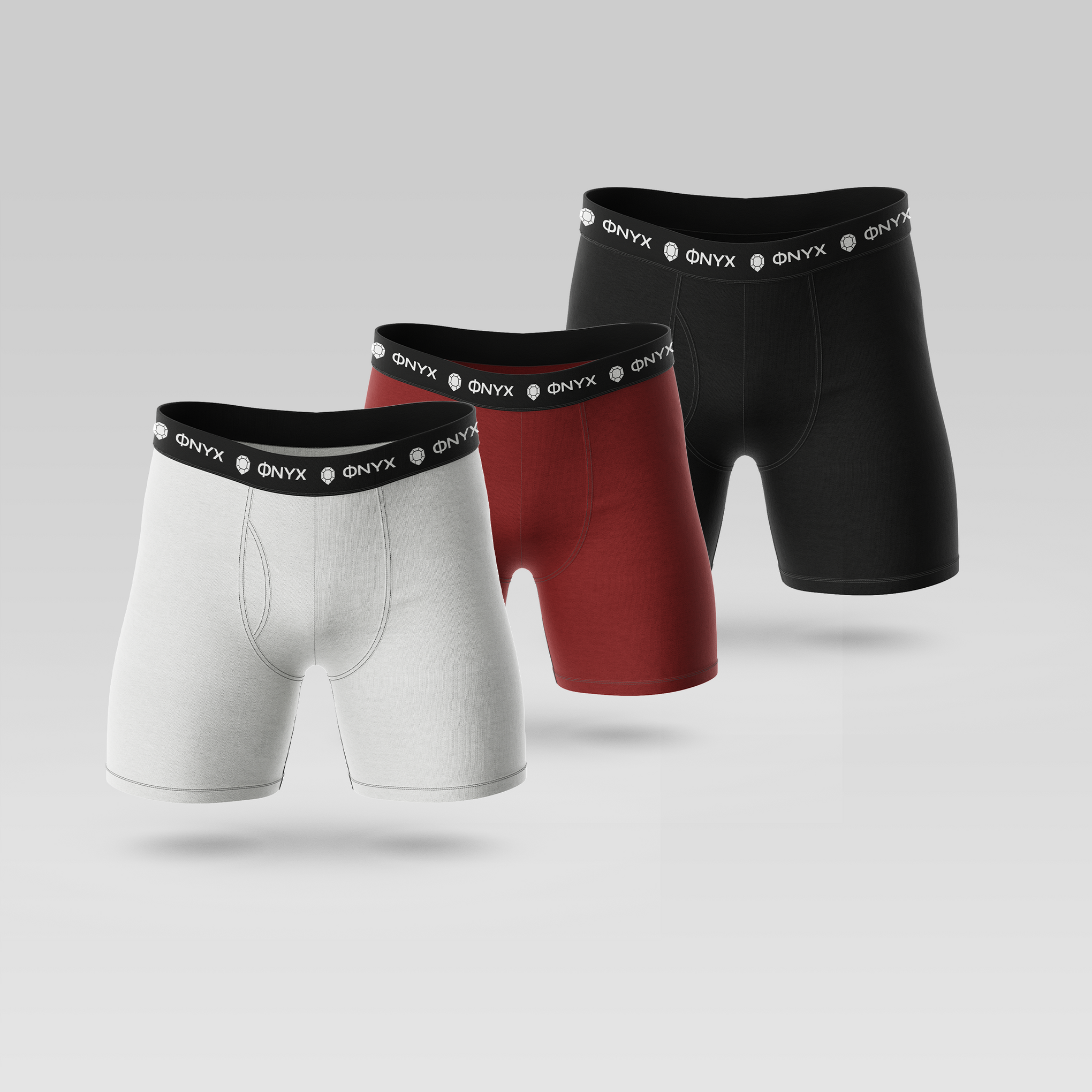 ONYX – 3-Pack Men’s Ultra-Comfort Boxer Briefs
