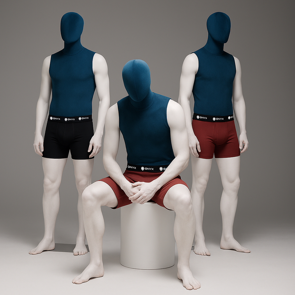 ONYX – 3-Pack Men’s Ultra-Comfort Boxer Briefs